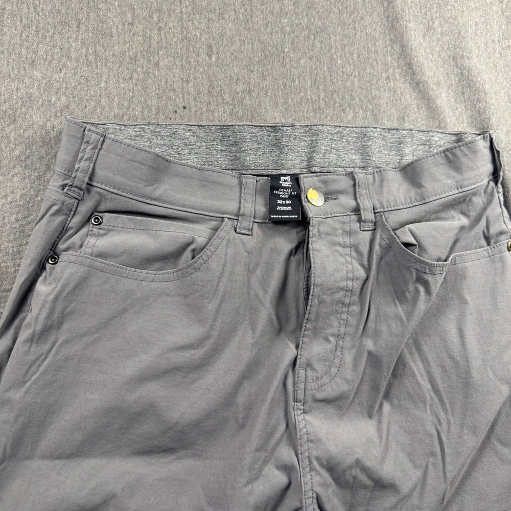 Marmot Denali Straight Fit Pants Mens 32x30 Charcoal Sky Gray M747146S Hiking
